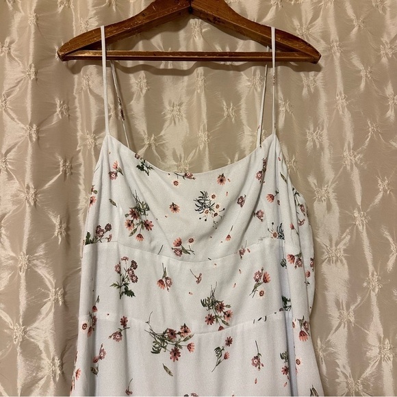 Sunday Best Jackson Spaghetti-strap Mini Dress Aritzia Blue Floral - Picture 3 of 16